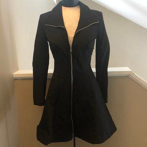 bebe Flared Skirt Raincoat, S